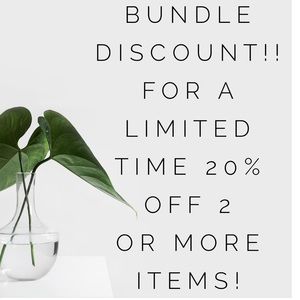 Bundle Discount 20%